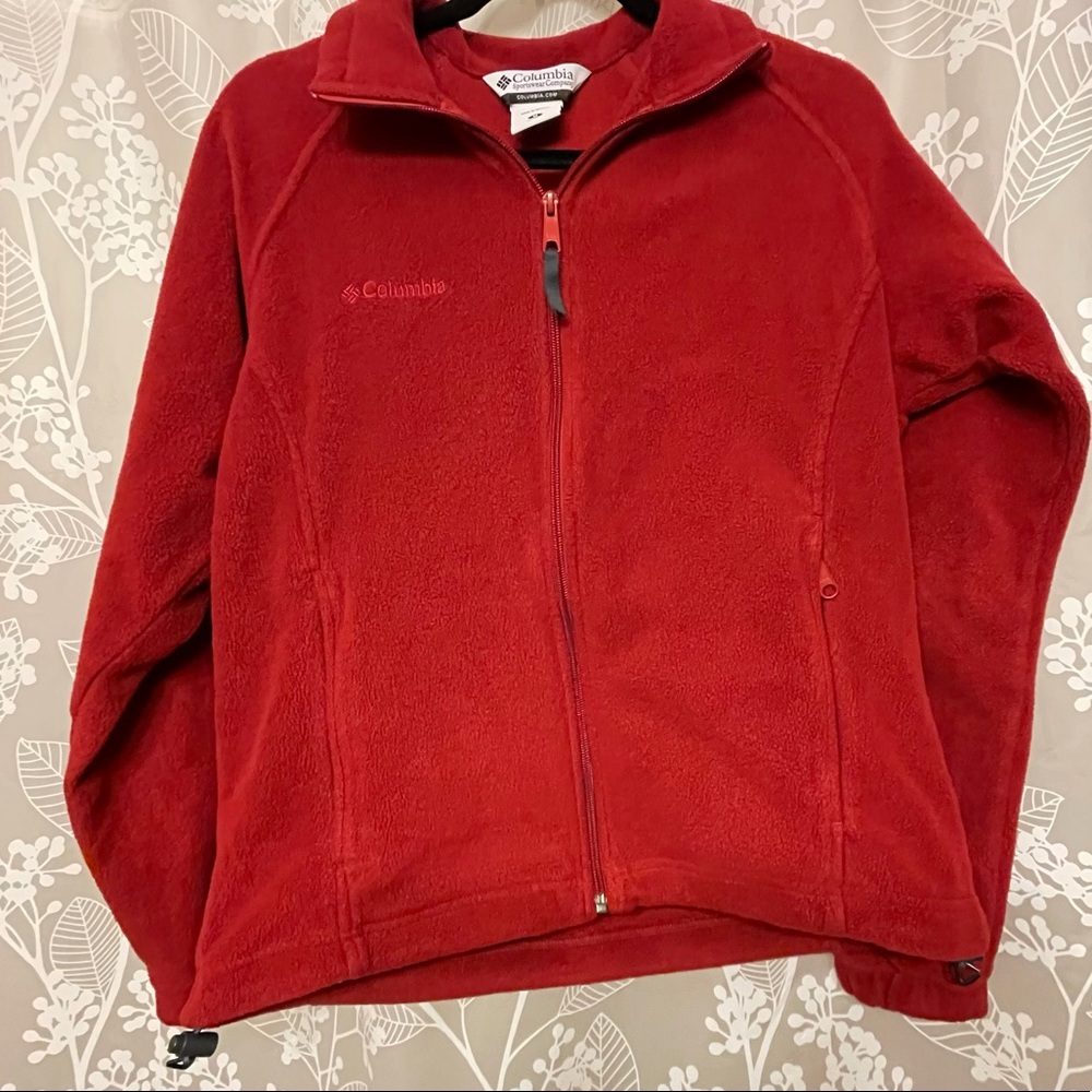 Red Columbia Fleece Jacket